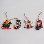 Christmas Tree Hanging Resin Ornament Pendant