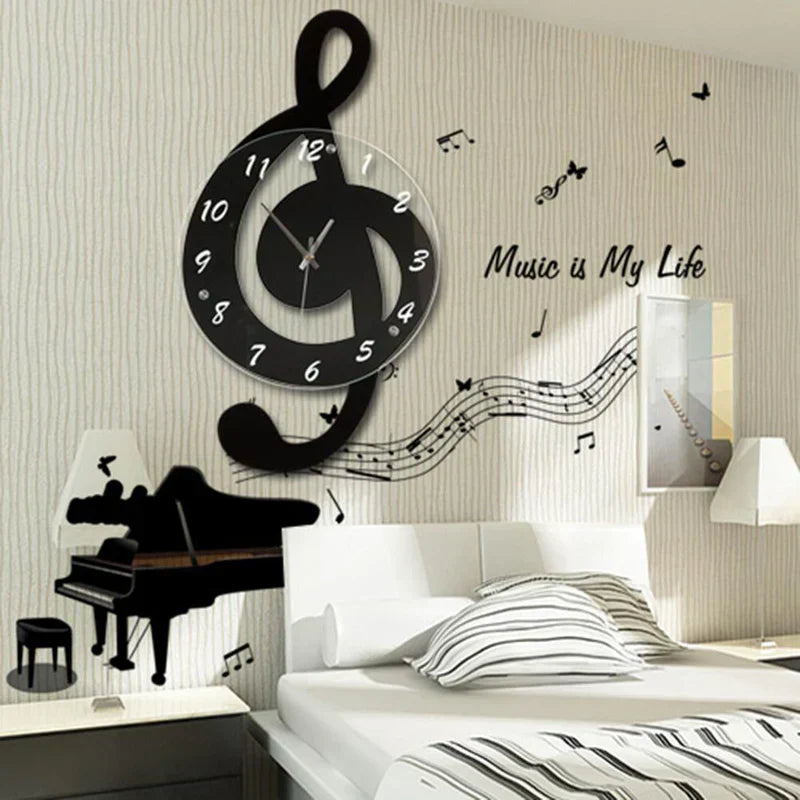 Musical G Clef Design for Modern Interior