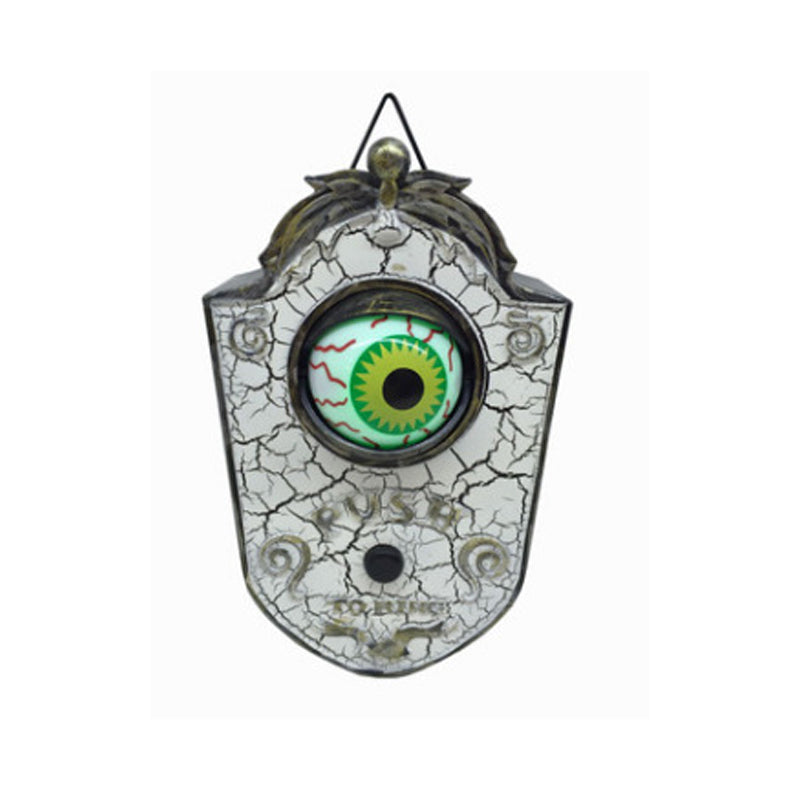 Halloween Bone Goblin Prank One-Eyed Doorbell