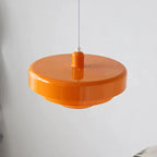 Modern Orange LED Pendant Lamp – Scandinavian Hanging Light for Living Room, Kitchen, and Dining Room
