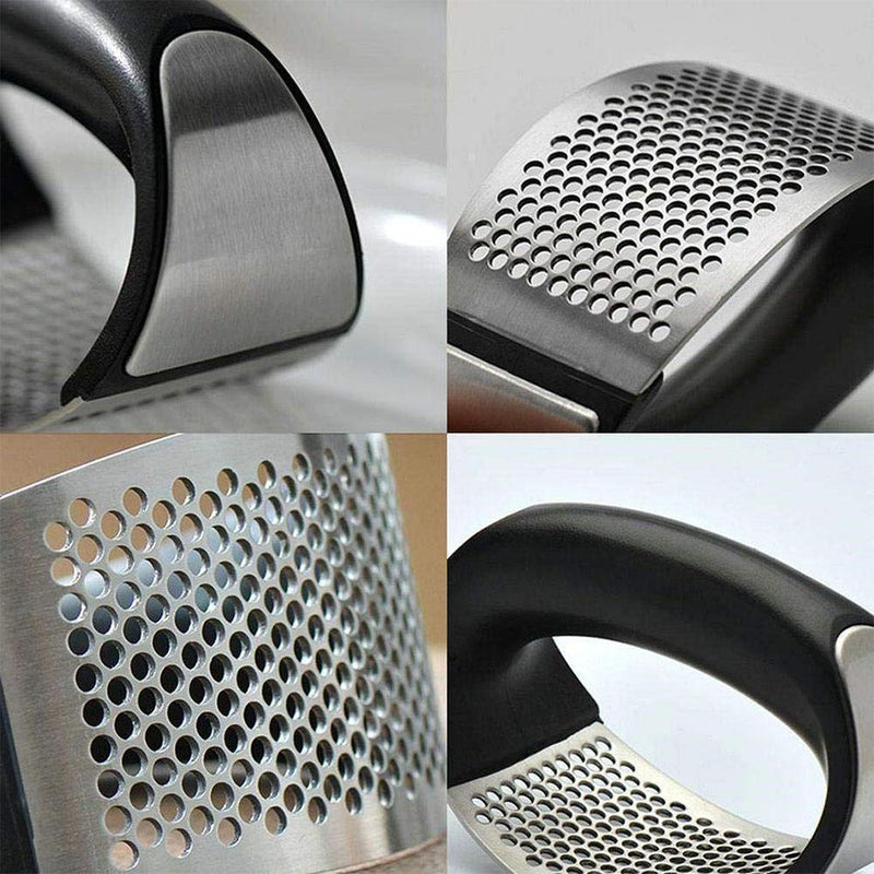Simple manual garlic press