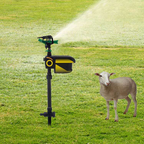 Sprinkler system for garden irrigation – Adjustable irrigation sprinkler with stand base