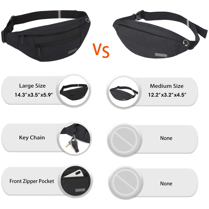 Large Crossbody Waist Bag Belt Bag