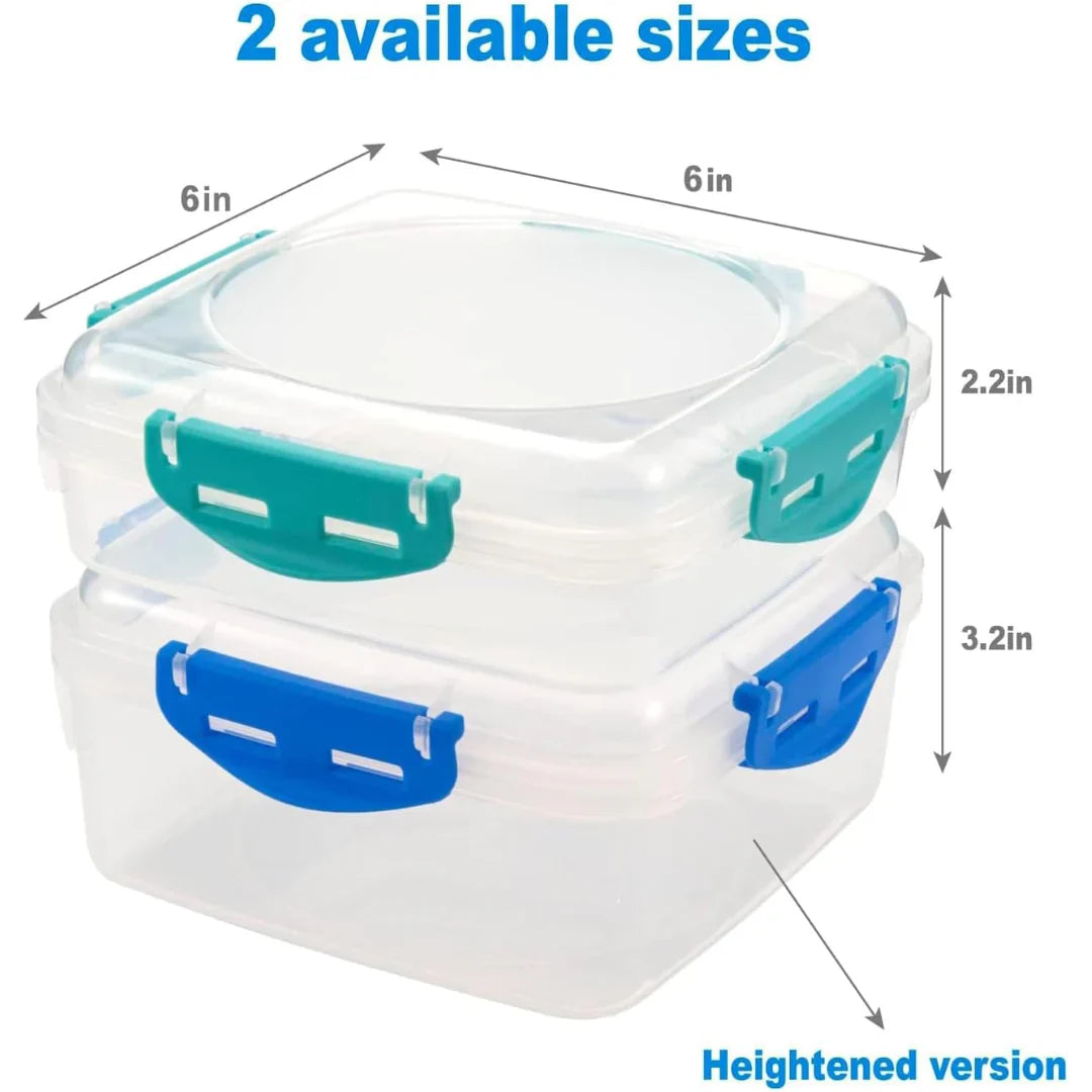 Leak-proof lunch boxes (set of 4)