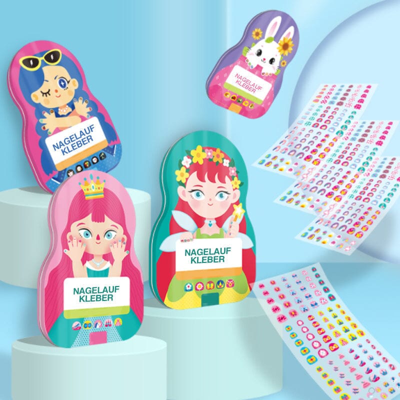 Nail Sticker Set for Kids (520 Pieces)