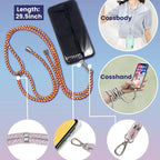 Universal detachable mobile phone nylon strap