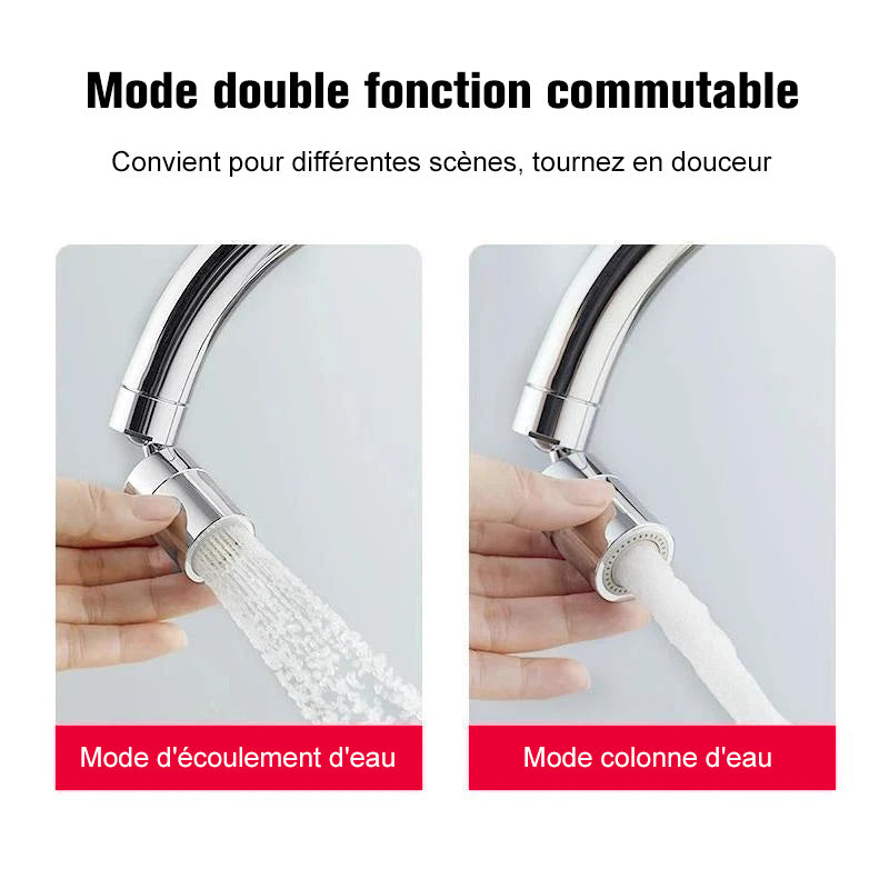 Rotary spray nozzle
