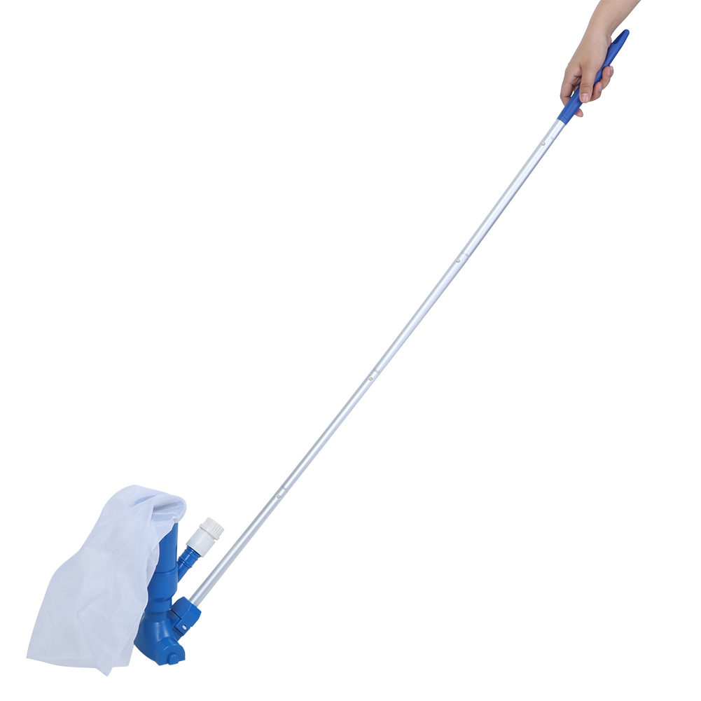 Pool cleaning set with telescopic pole – net filter and accessories for pool care