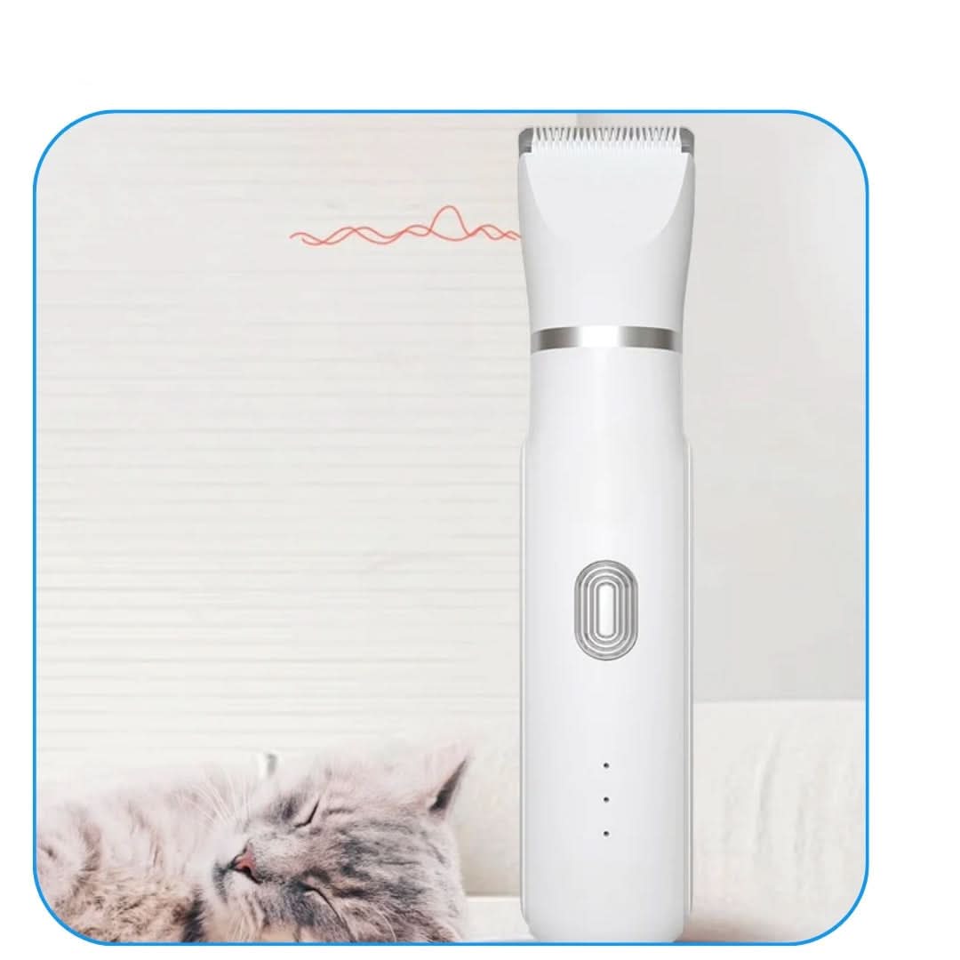 4-in-1 pet trimmer (coat & claw care in one device)