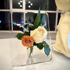 Photo Frame Vase Desk Flower Arrangement Ornament