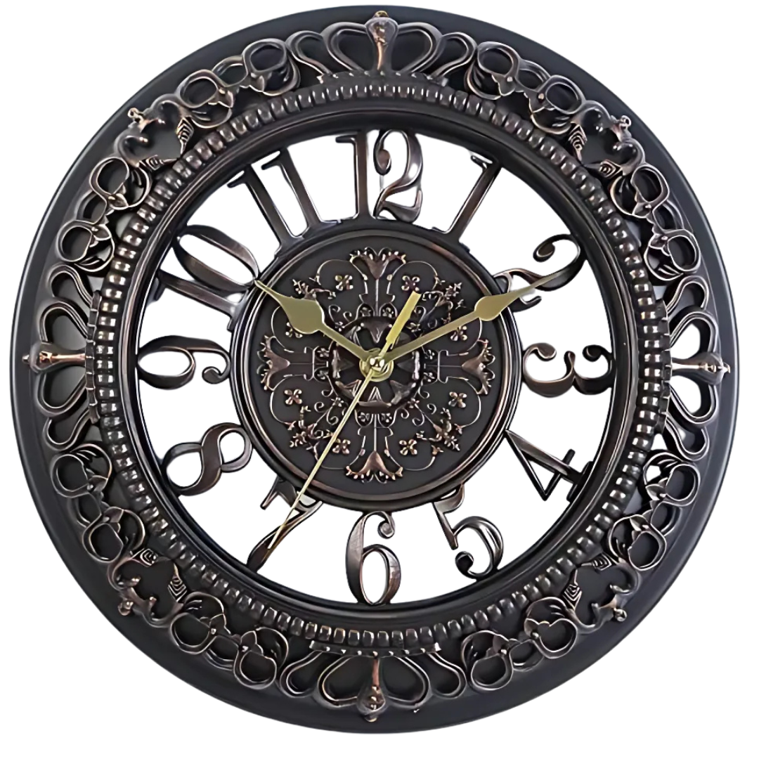 Large Wall Clock Black Modern | Elegant Wall Clock