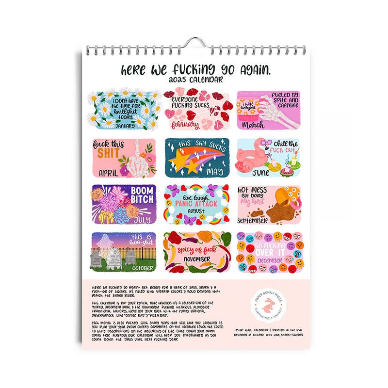 New Version - Hot Air Balloon - NOW IT STARTS AGAIN 2025 CALENDAR