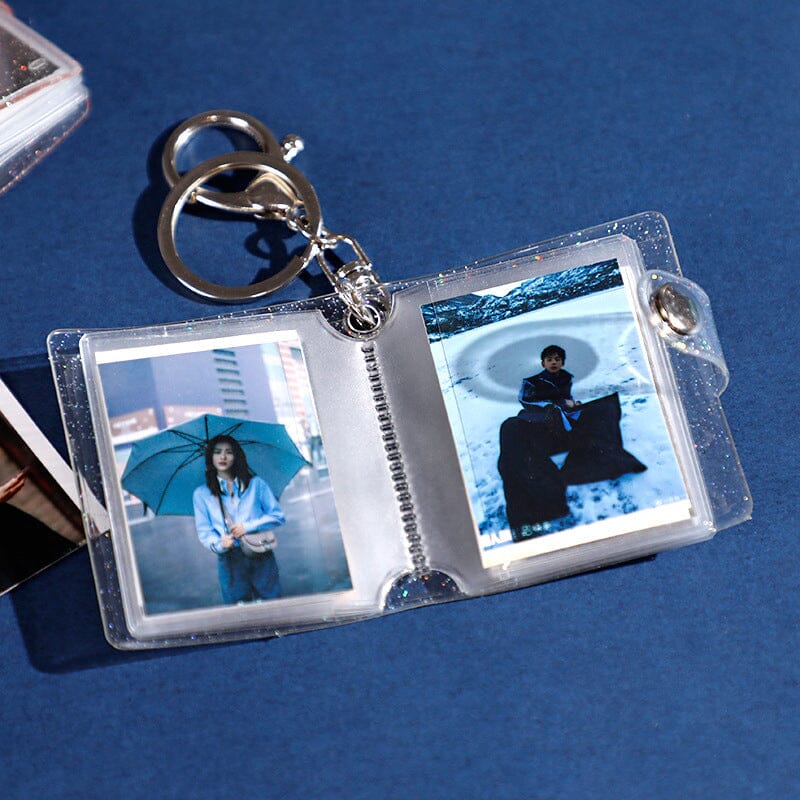 Small Photo Album Keychain Pendant