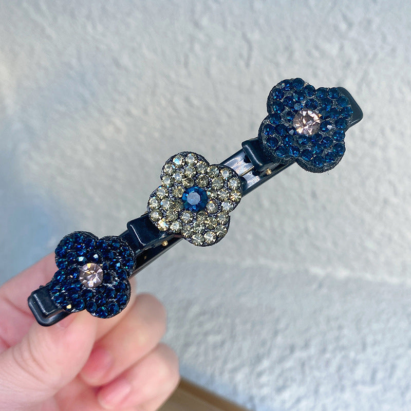 Three Flowers Side Hair Clip