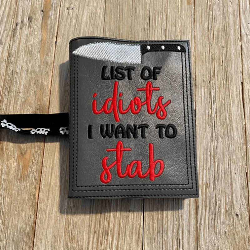 Humorous notebook cover