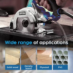 Double-sided alloy saw blade for woodworking