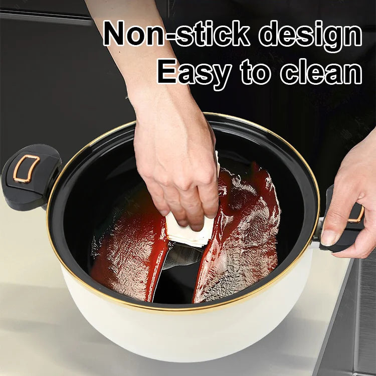 Double Handle 7L Enamel Micro Pressure Cooker