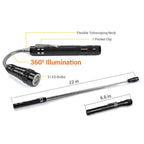 Telescopic Magnetic Pickup Flashlight