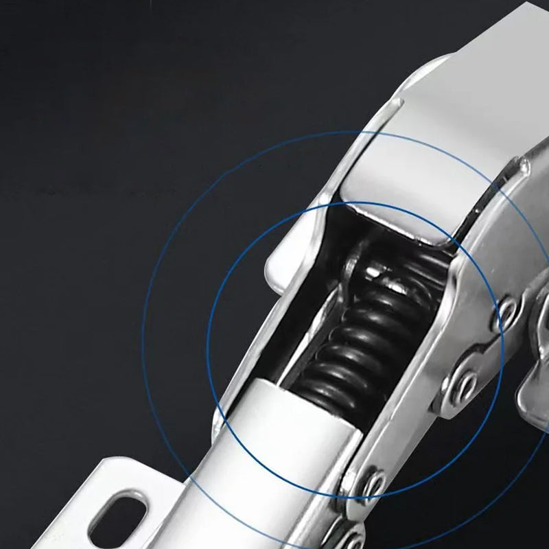 Hole-free and slit-free hinges