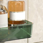 Wall-mounted punch-free corner shelf