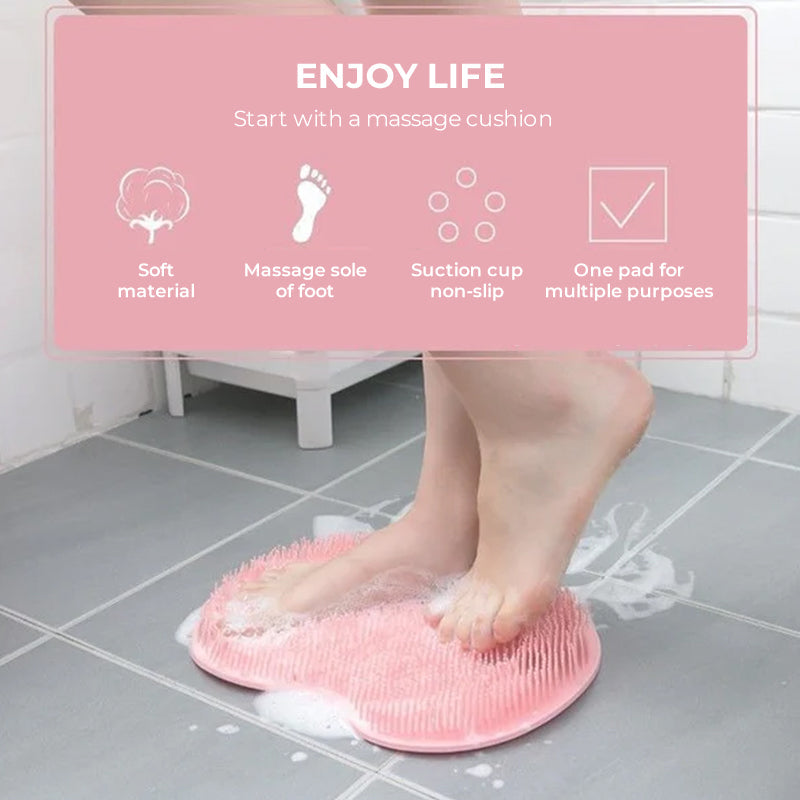 Shower Foot & Back Cleaner, Massage Pad