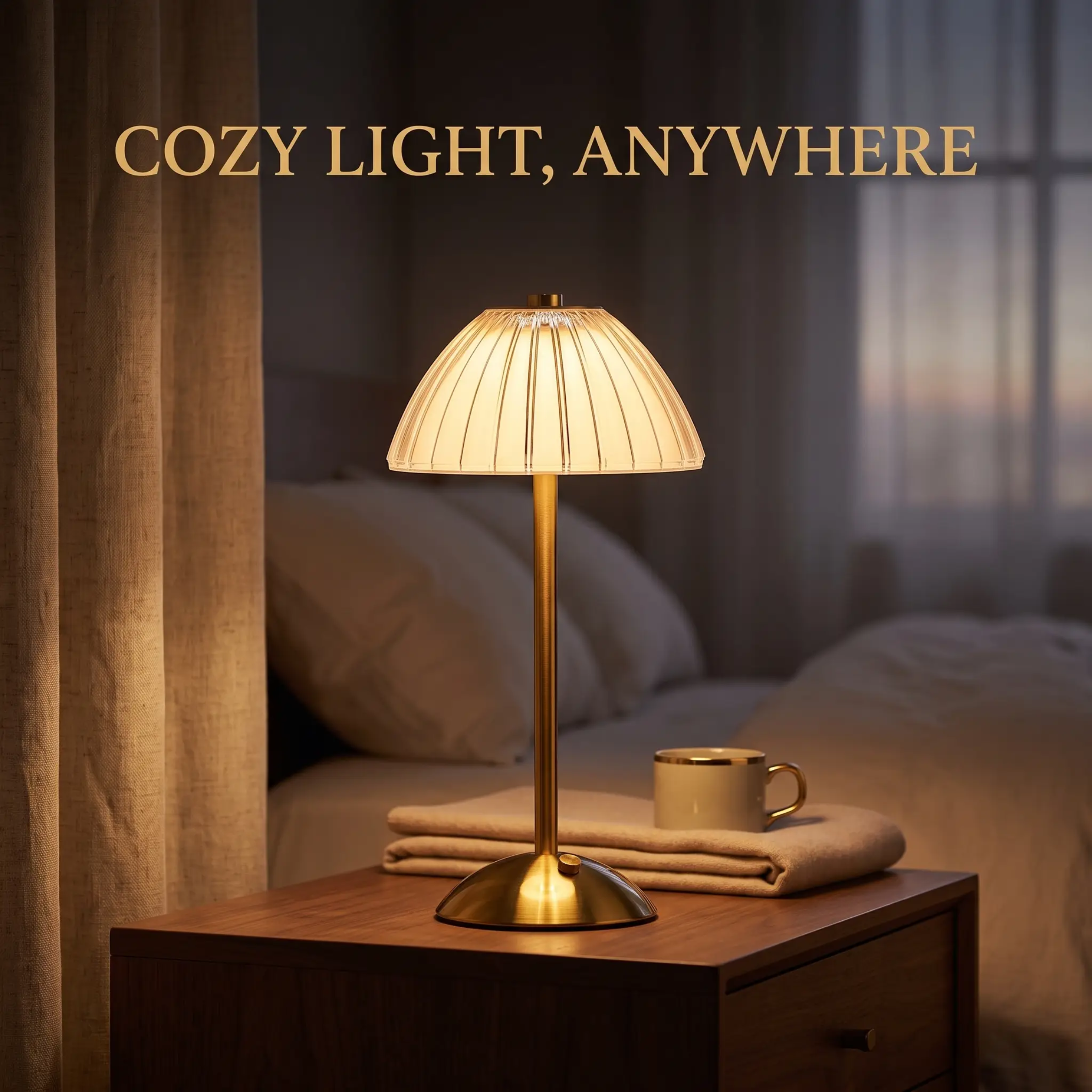 Luxe - Rechargeable Wireless Touch Table Lamp