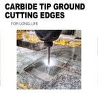 Efficient universal drilling tool (4 pieces)