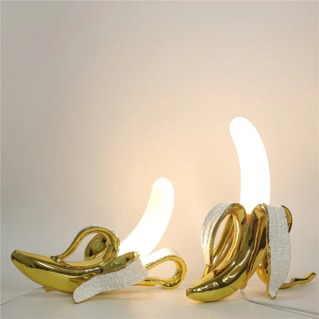 Golden Banana LED Table Lamp