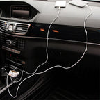Ciaovie Car Charger Multi with Retractable Charging Cable