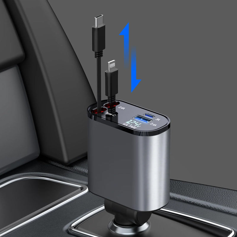 Four-in-One Car Phone Charger