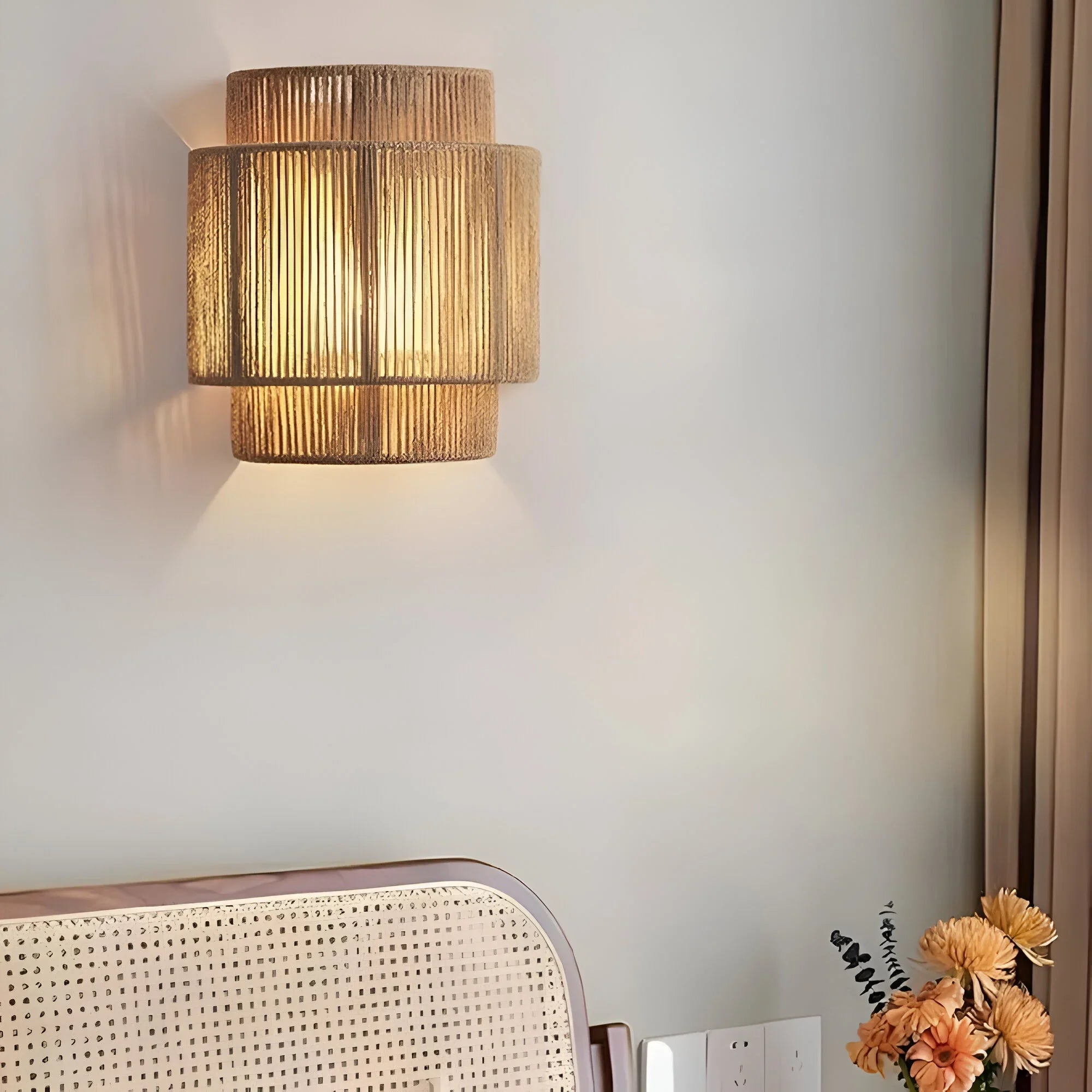 LumiRope – Natural Hemp Rope Wall Light
