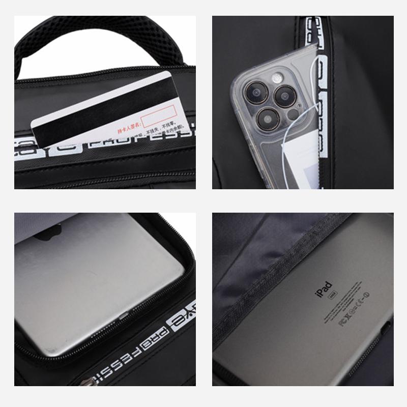 Multi-purpose chest pocket with charging port