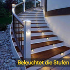 Solar outdoor step lights (4 pcs)