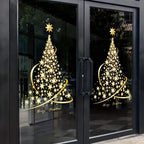 Christmas tree window sticker