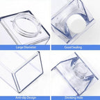 Transparent milk carton
