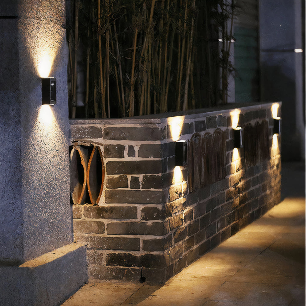 LuxeSolar Elegant LED Wall Lamp | Sustainable solar energy with automatic operation