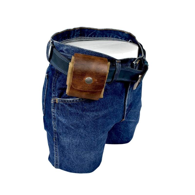 Leather and Sailcloth Bushcraft Bag