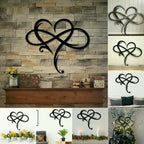Iron Wall Decoration with Infinity Heart