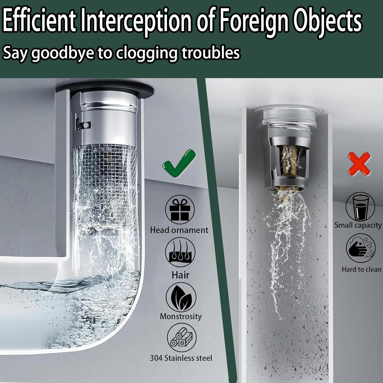 FilterPro - No blockage, no mess and no more clogging!