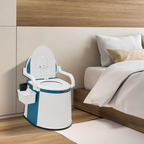 Portable Indoor and Outdoor Toilet with Detachable Bucket for Adults and Seniors