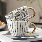 GeoMug Designer Bags & Cups | Stylish Ceramics | Modern Geometric Patterns