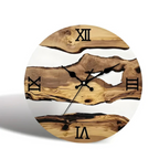 Grane | Modern Black Wall Clock 30 cm made of Acrylic