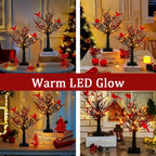 Atmospheric Light Tree with Red Birds – Flexible LED Decoration Tree