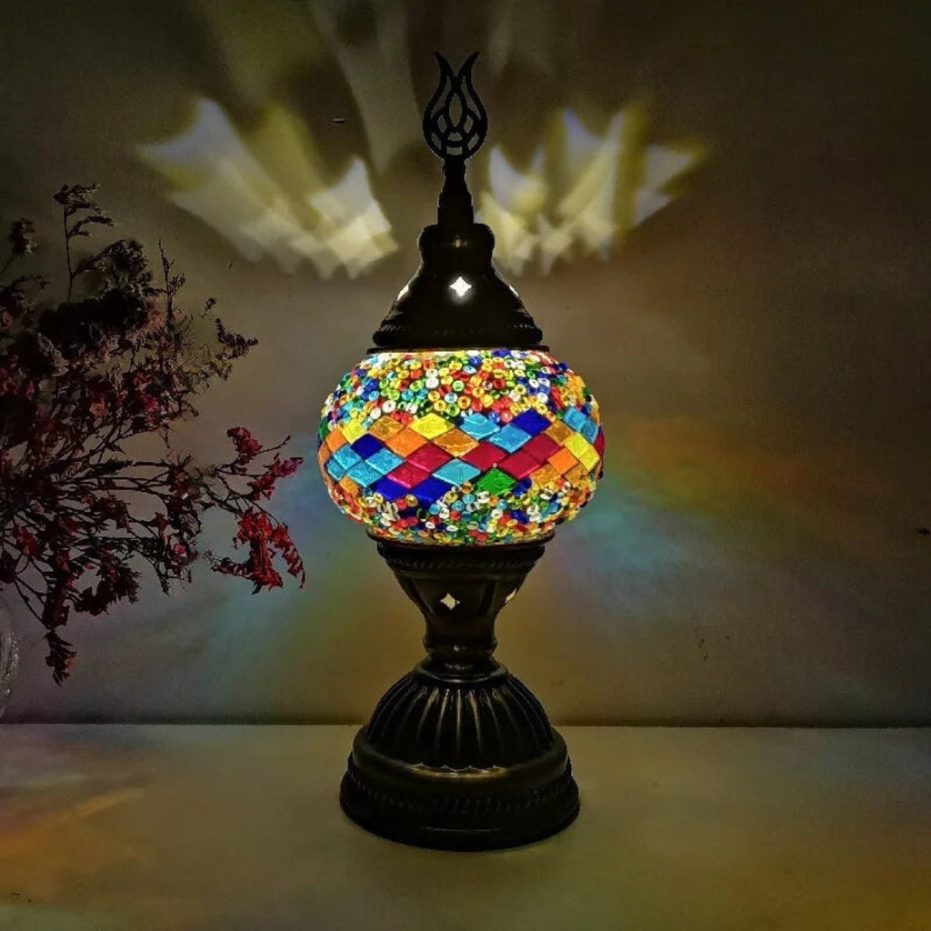 Mosaic Colorful Pattern Table Lamp