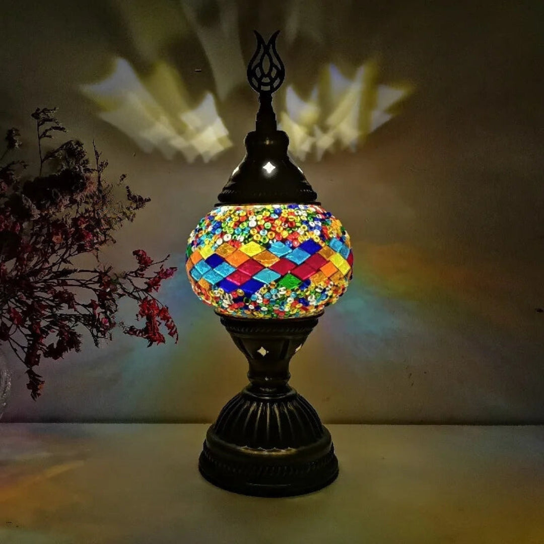 Mosaic Colorful Pattern Table Lamp