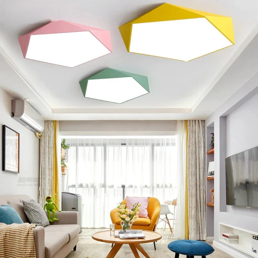 LED Ceiling Light for Bedroom or Kids Room, 3 Sizes and Dimmable Options