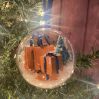 Christmas ornament transparent ball