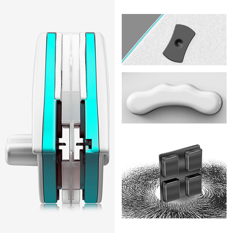 Magnetic cleaner for double-sided windows