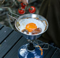 Stainless Steel Outdoor Folding Snow Bowl (Set of 4)