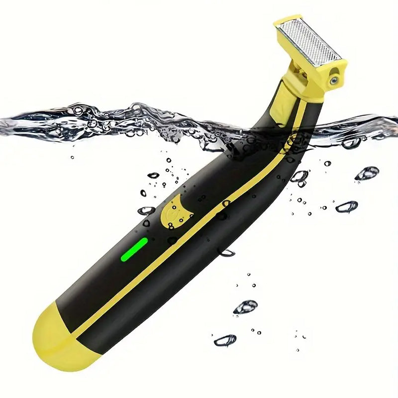 Full body washed wet and dry shaver